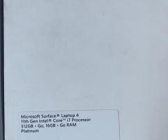 Microsoft surface laptop 4