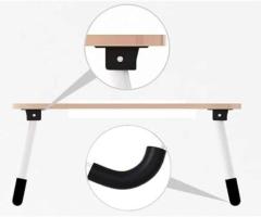 Foldable bed top desk