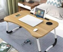 Foldable bed top desk